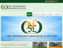 Tablet Screenshot of nsltechnology.com